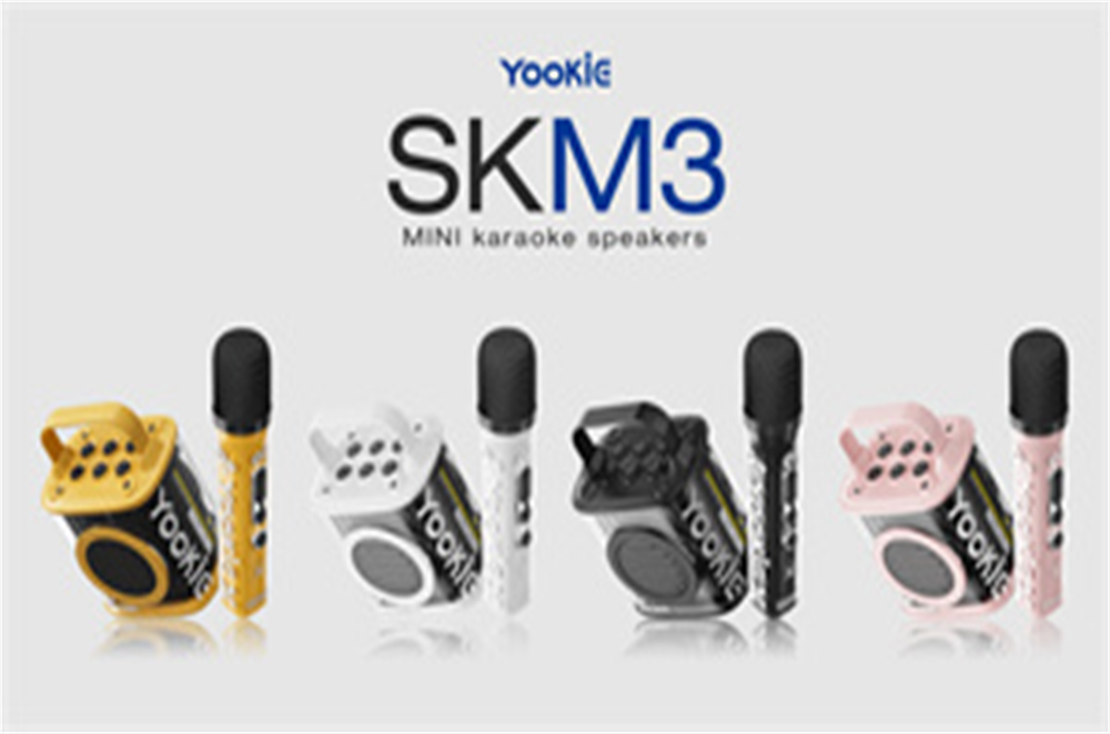 Колонка-караоке портативная YOOKIE SKM3 с 2 микрофонами