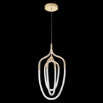 Светильник подвесной Crystal Lux PERA SP50W LED GOLD