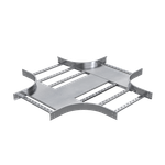 Х-образный ответвитель 80х800, R300, 1,5 мм, AISI 304