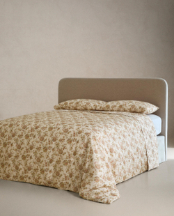 Пододеяльник Zara Home сатин, хлопок 100%, с цветочным принтом, 6186/088