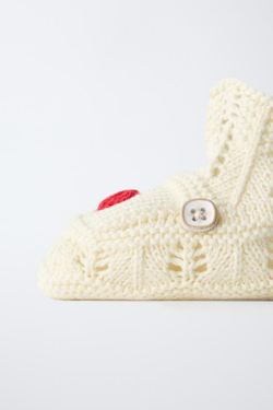 ZARA ПИНЕТКИ «СЕРДЦЕ», ЭКРЮ