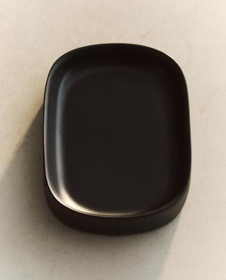Zara Home мыльница, смола, чёрный