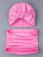 Чалма осенняя для девочки и снуд