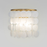 Настенный светильник Eurosvet 60084/2 латунь/перламутр