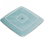 Тарелка керамическая «Tiffany Blue» обеденная 26*26*2см