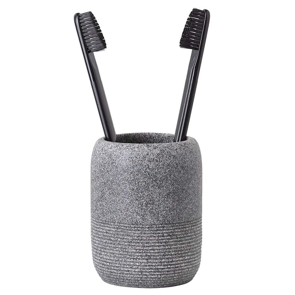 Стакан для зубных щеток Loup, графитовый