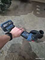 Аккумуляторная угловая шлифмашина DEVETECH AG-560W