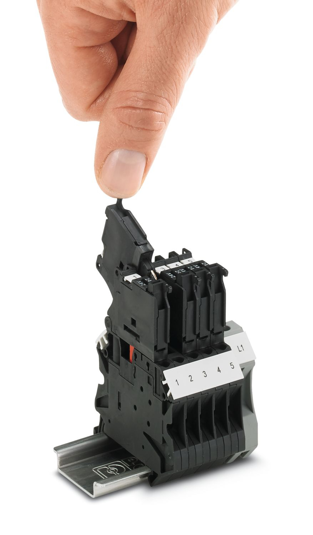 1021487 - UT 4-HESILED 24 (5X20) 120KOHM-EX - Клемма для предохранителя