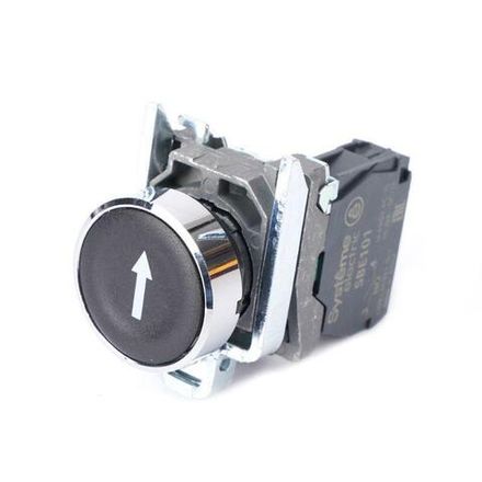 Кнопка модульная SB4 в сборе 22мм металл 1НО с марк "стрелка вниз" черн. SE SB4BA3351