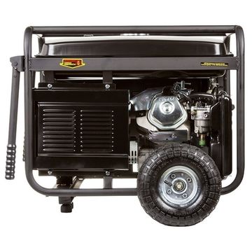 Бензиновый генератор "HUTER" DY8000LX-3 на колесах