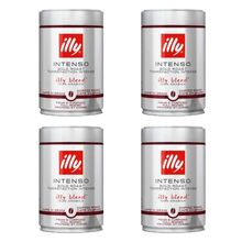 Кофе в зернах ILLY Intenso сильной обжарки 250 г, 4 шт