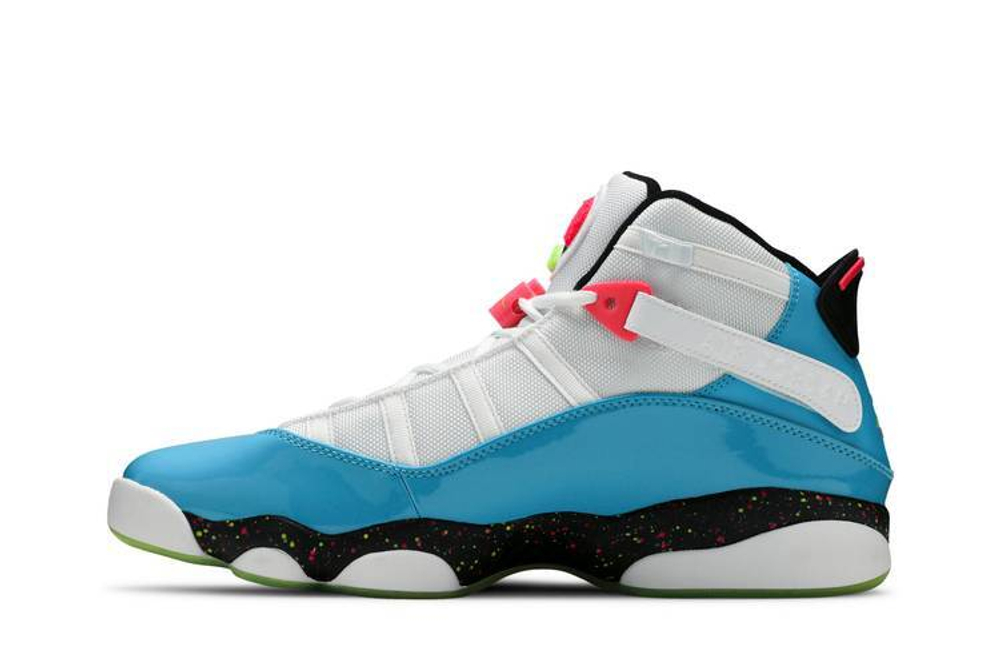 Кроссовки Air Jordan 6 Rings Light Blue Fury