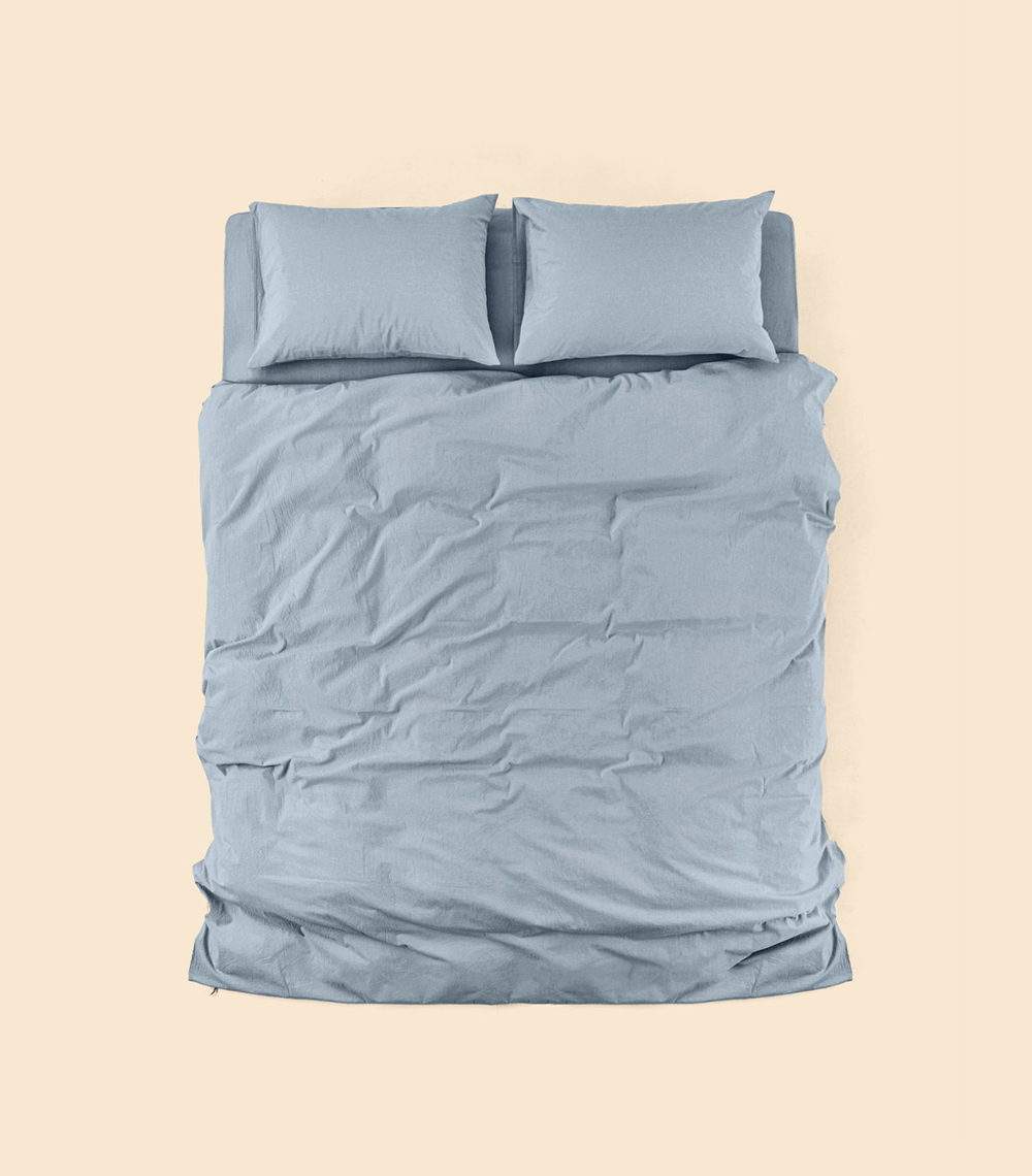 Пододеяльник - Melange Blue-gray - 200x200