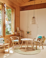 Стеллаж из ротанга Ormela с натуральной отделкой 40 x 81 см