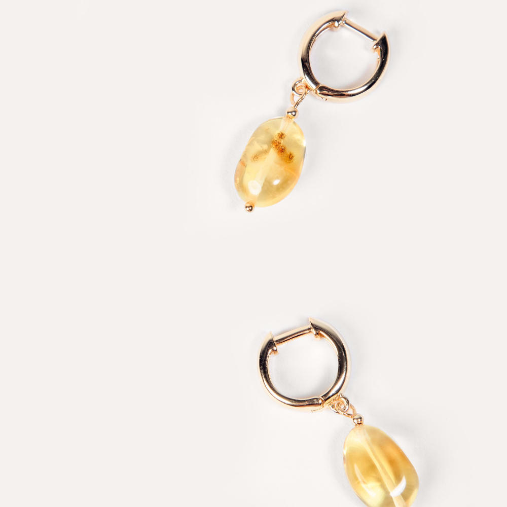 Серьги Amberite YEL