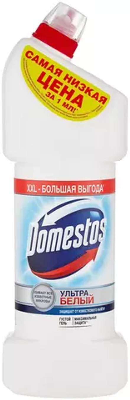Domestos гель для унитаза Ультра Белый, 1.5 л
