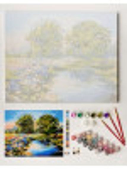 Картина по номерам Летняя река