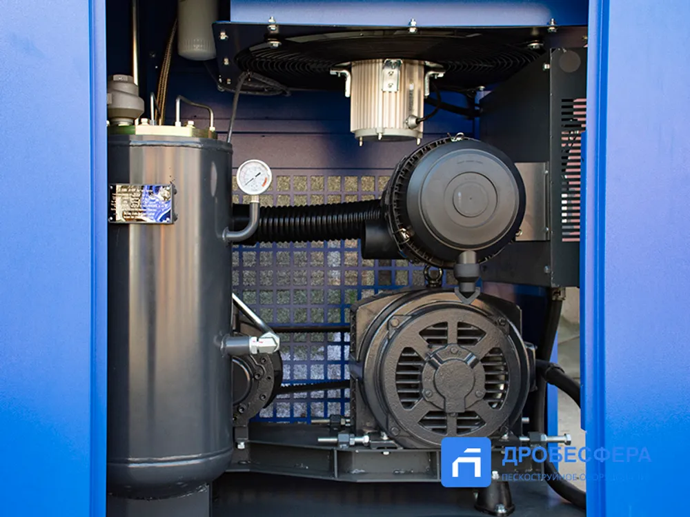 Винтовой компрессор KraftMachine KM30-8рВ-IP23-Hanbell