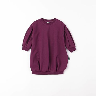 Loose-fitting dress - Plum