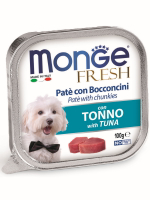 Влажный корм Monge Dog Fresh для собак, с тунецом 100 г