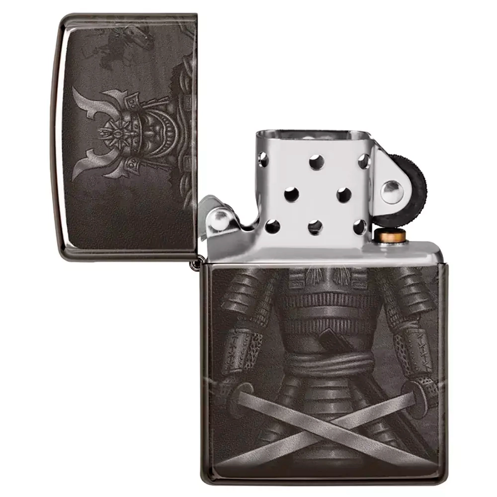 Зажигалка Zippo 49292 Knight Fight Design, High Polish Black