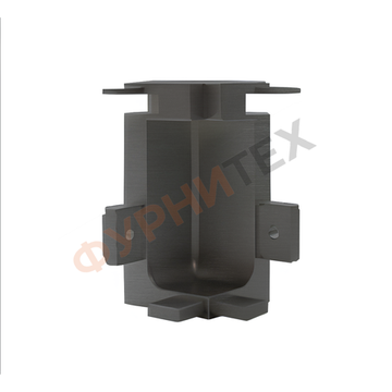 Уголок внутренний к профилю L KB96 Черный браш A25