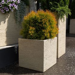 Кашпо VASE3 EROSIA YELLOW D75 H82