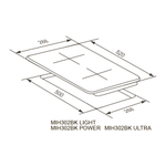 Индукционная варочная панель Meferi MIH302BK LIGHT фото 23