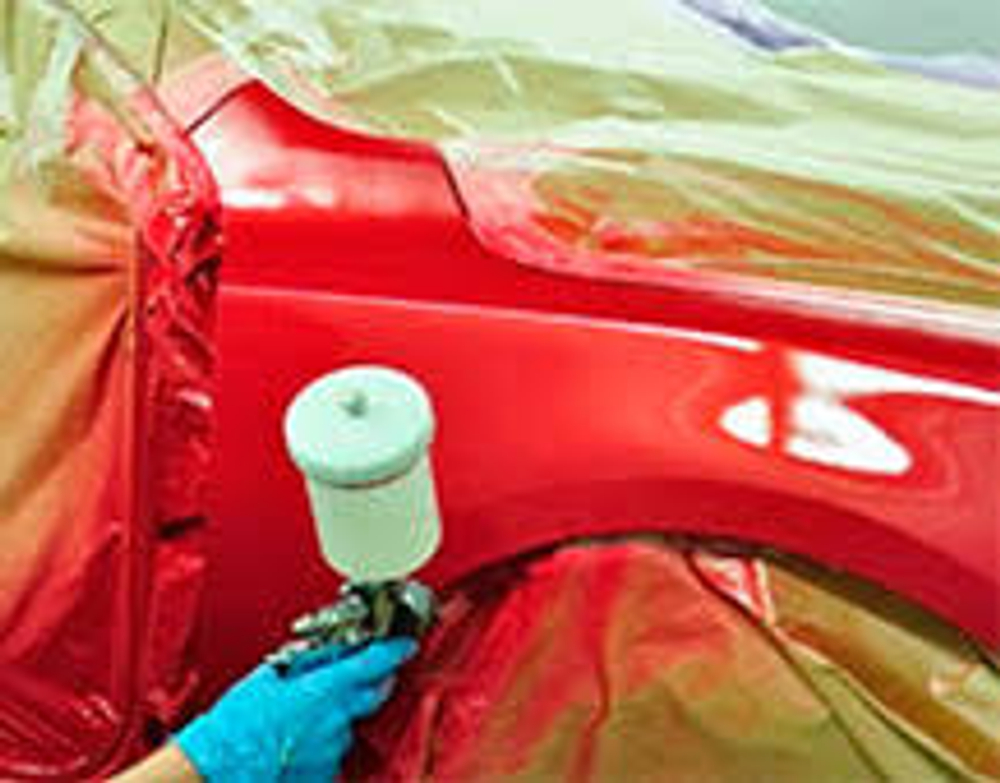 Покраска крыла