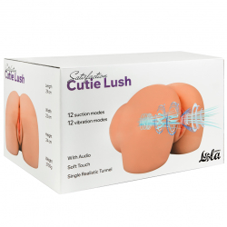 Мастурбатор реалистичный Lola Cutie Lush с вибрацией и звуком
