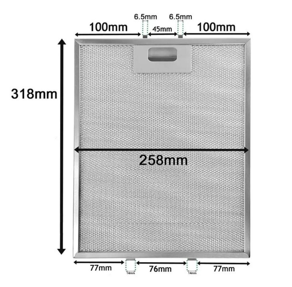 Жировой фильтр для вытяжки Ariston Indesit 258*318 - 258318