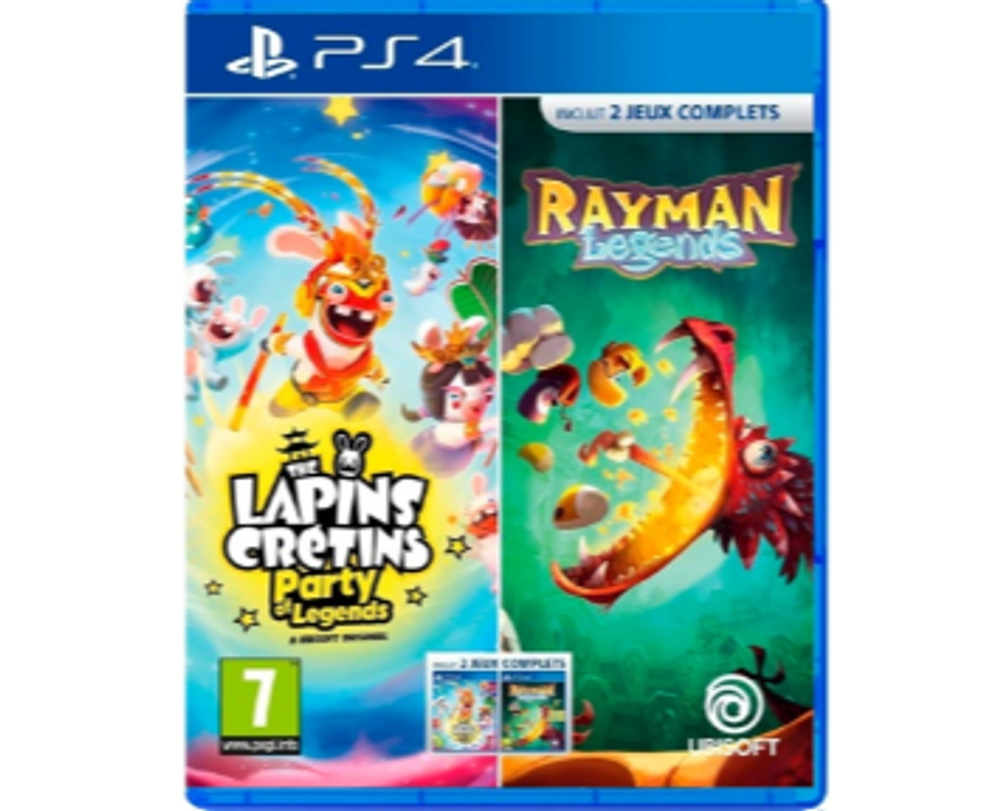 The Lapins Cretins: Party Of Legends + Rayman Legends (PS4) NEW
