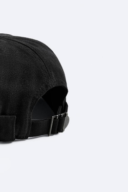 ZARA КЕПКА БЕЗ КОЗЫРЬКА, ЧЕРНЫЙ