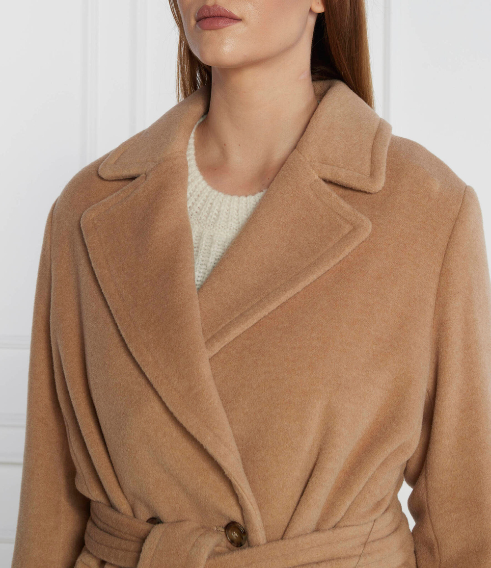 Хлопковое пальто Marc Cain - песочный(VA 11.01 W10)