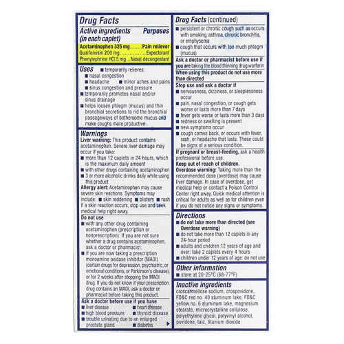 Mucinex, Sinus-Max, сильная заложенность носа и боль, максимальная сила действия, для детей от 12 лет, 20 капсул