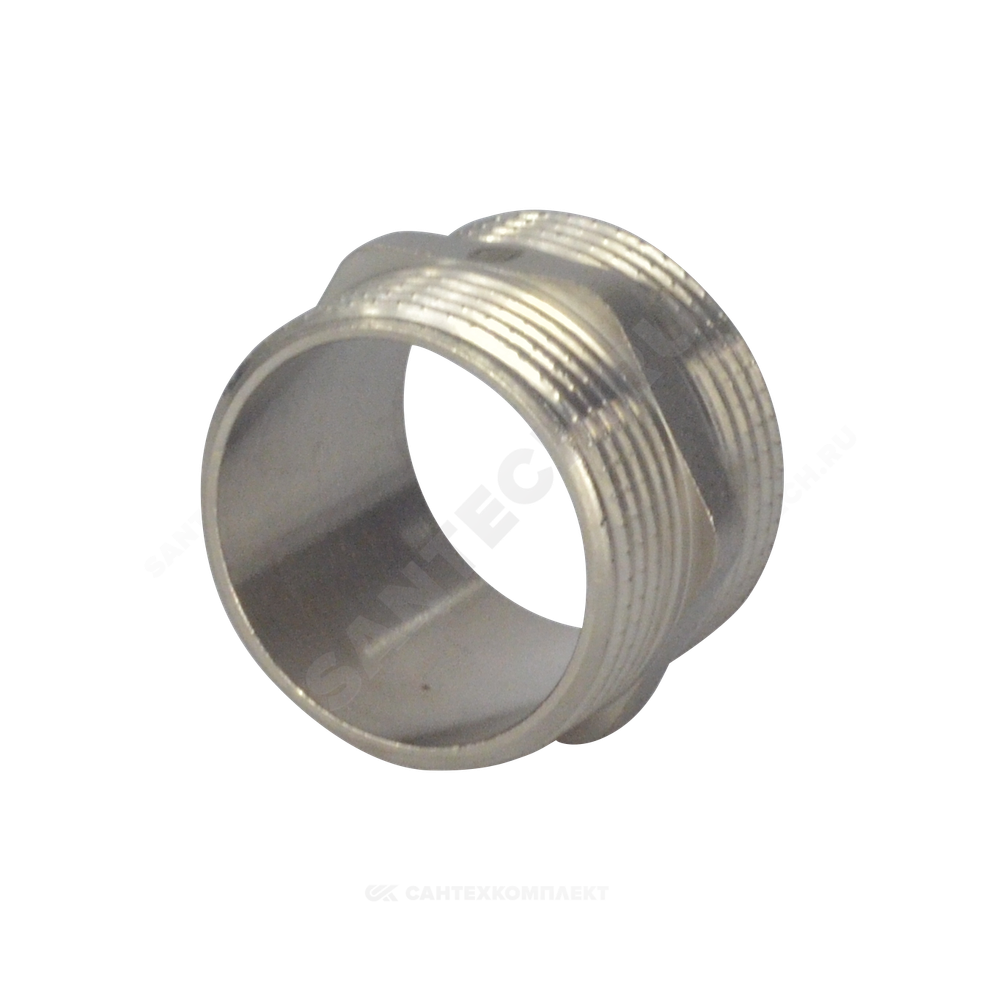 Ниппель латунь никель Ду 20 (3/4") НР SantechSystems