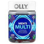 OLLY, мультивитаминные жевательные таблетки для мужчин, со вкусом ежевики, 130 жевательных таблеток