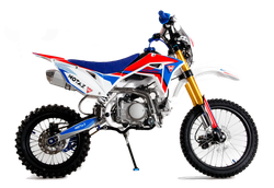 Питбайк MOTAX MX 125 (17/14) белый-белый-синий