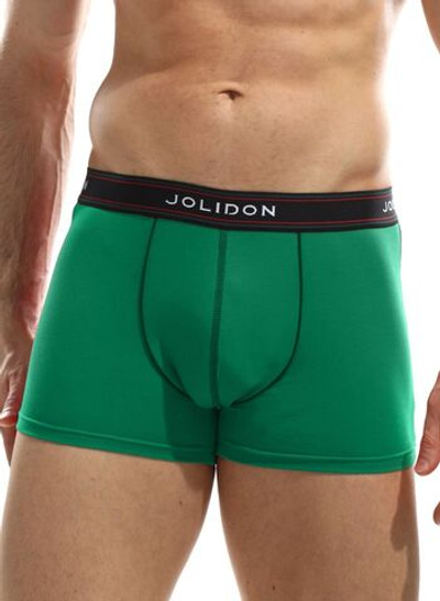 Мужские трусы-боксеры с широкой резинкой с логотипом Jolidon (Размер: XL) (Цвет: зеленый)