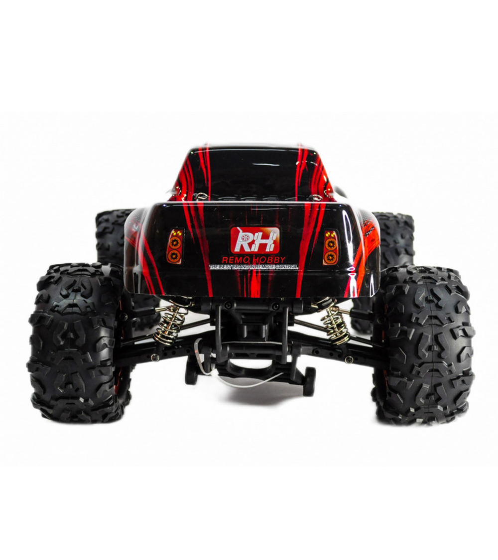 Радиоуправляемый монстр Remo Hobby Dinosaurs Master Brushless (красный) 4WD 2.4G 1/8 RTR
