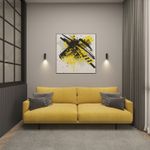 DK5021-BK Настенный светильник, IP20, до 15 Вт, LED, GU10, черный, алюминий