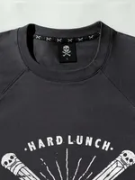 Лонгслив Hardlunch Fork and Knife черный