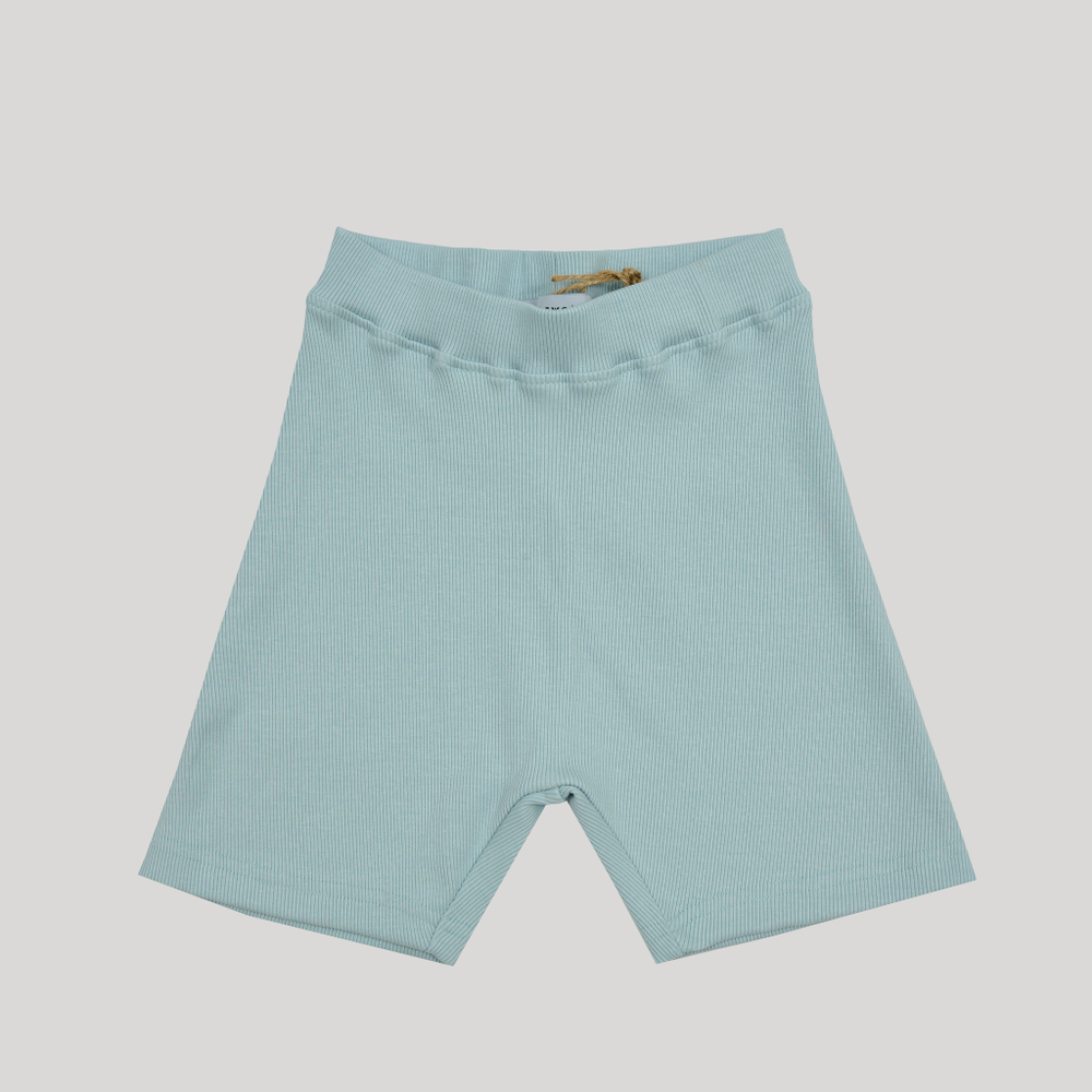 Ribbed Shorts Illusion Blue