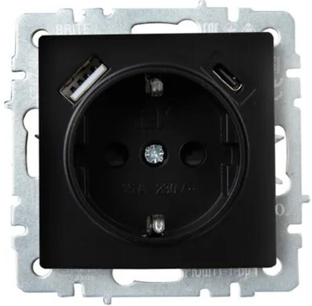 Розетка  IEK BR-R14-16-U22-018-K02
