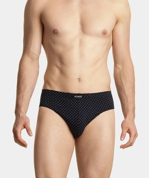 Мужские трусы (3шт) слипы классика Atlantic 3MP-101/04 , темно-синие + темно-синие + темно-синие