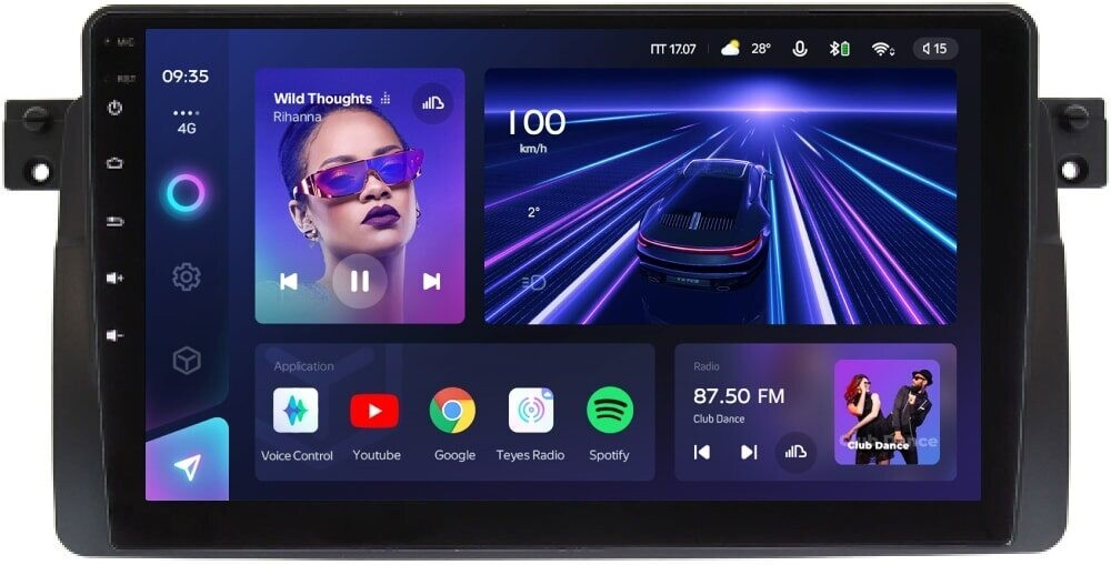 Магнитола для BMW 3 (E46) 1998-2006 - Teyes CC3 Android 10, ТОП процессор, 4/32 Гб, CarPlay, SIM-слот