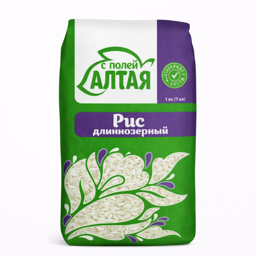 Рис длиннозерный С Полей Алтая 800 гр