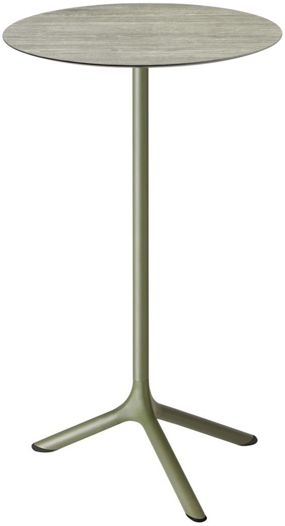 Стол ламинированный барный Scab Design Tripe, оливковый, состаренный серый дуб