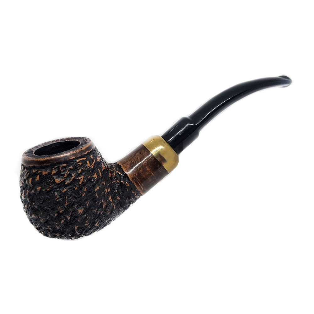Трубка "Mr. Brog" Бриар №124 Bent Army (9мм) коричневый рустик