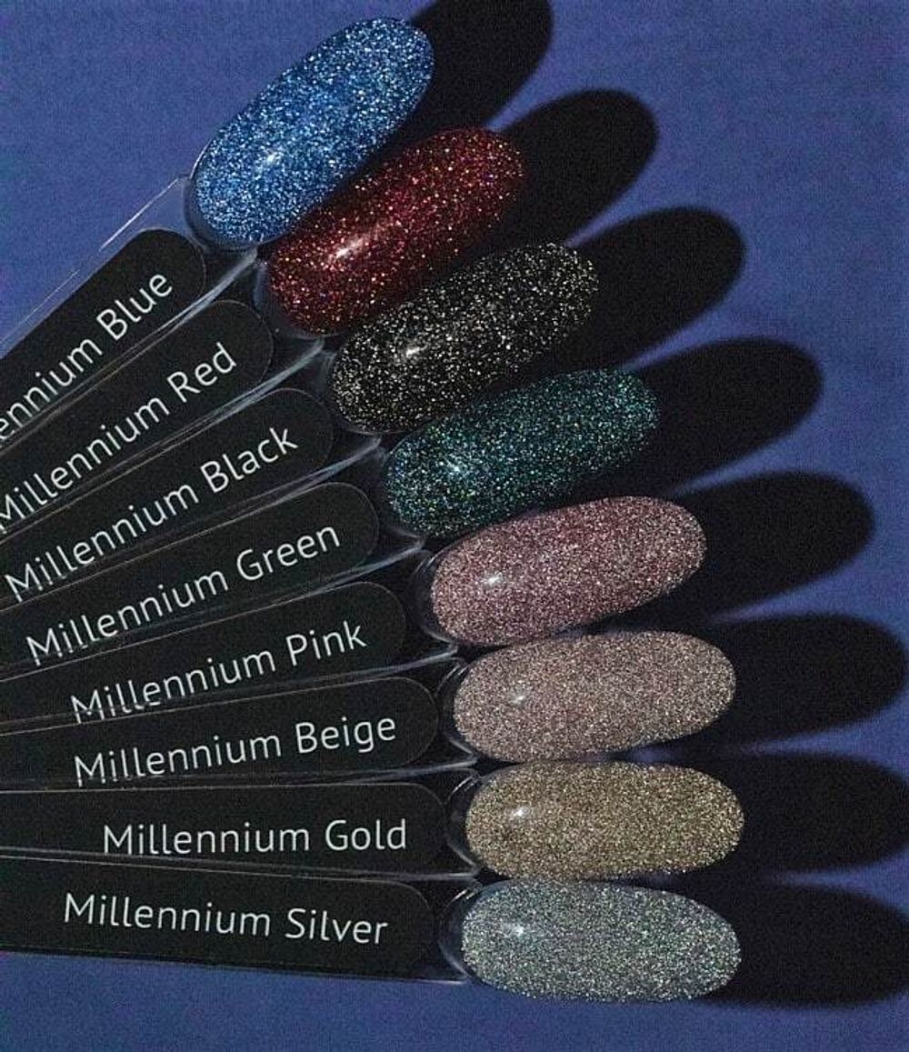 Monami Гель-лак Millennium Black, 8мл